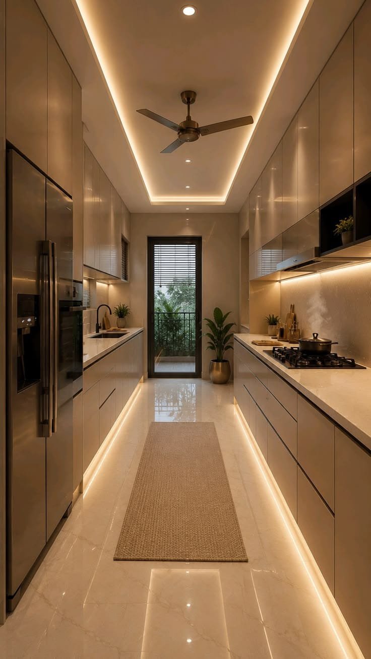 Parallel kitchen
